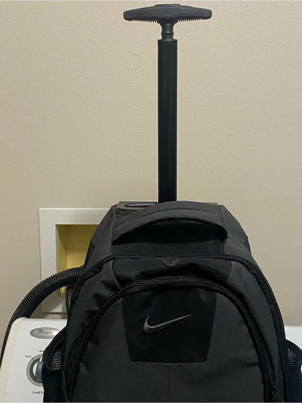 Nike Black Backpack with Embroidered Swoosh